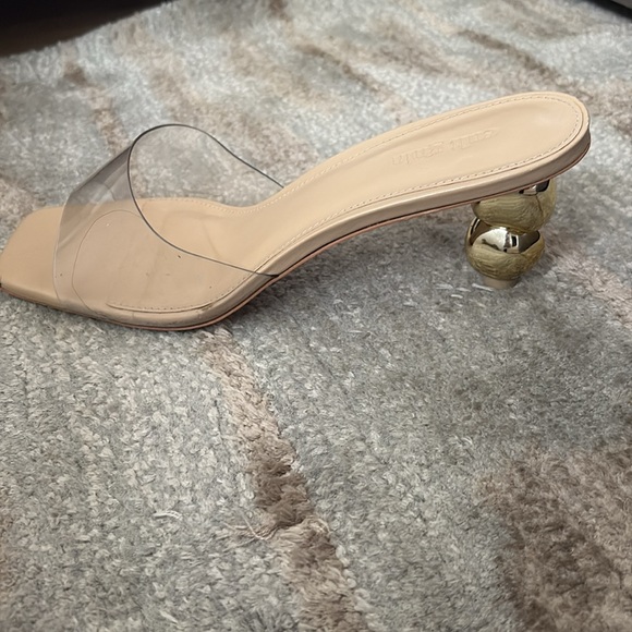 Cult Gaia Gigi Metallic Sphere-Heel Vinyl Sandals Size 41/Fits like a 10 - Picture 8 of 16